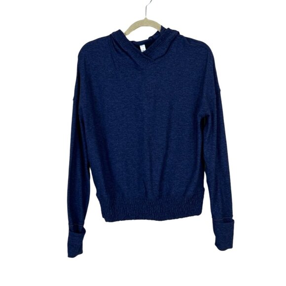 Lululemon Size 4 Lead The Pack Hoodie Top Heathered Stony Grape / Black - Picture 5 of 9